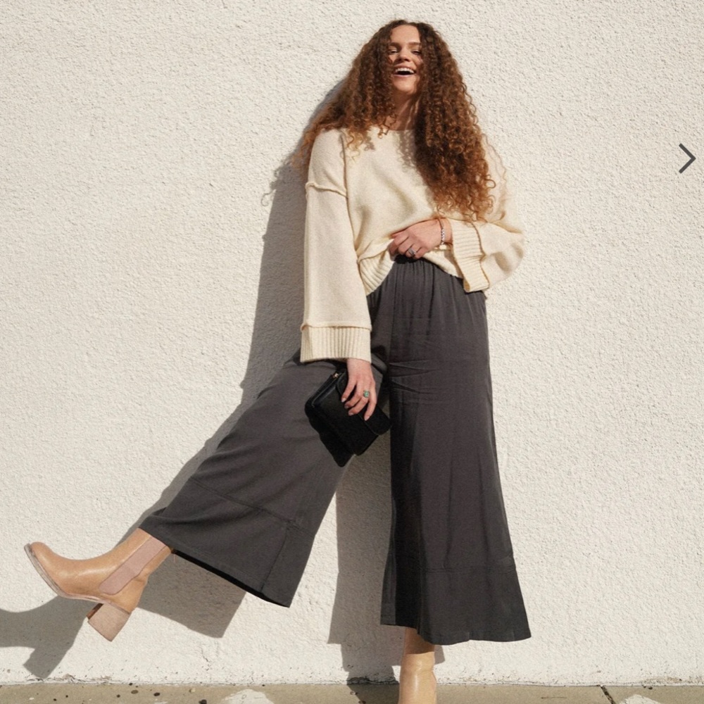 Carly Jean Los Angeles Deep Charcoal Hayes Pants